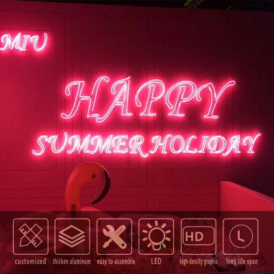 Decorazioni personalizzate per la casa di nozze Romantico Flex LED neon luce segno