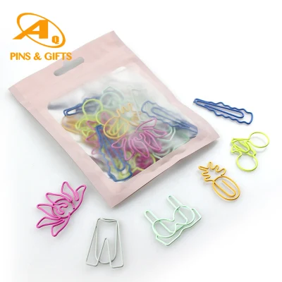 Promozione produzione regalo personalizzata acciaio inox metallo Segnalibro plastica carta Fermo