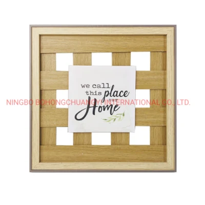 New Personalizza legno cornice fotografica decorazione d&prime;arte parete