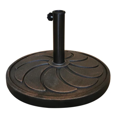Base rotonda in resina per esterni supporto ombrello base spiaggia