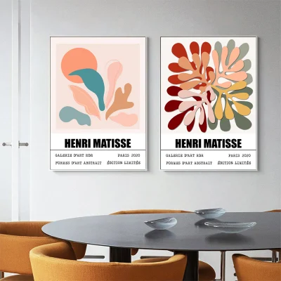 2 pezzi di tela Wall Art pittura incorniciata Picture Display per Home Room Decoration Modern Quotes Kitchen Vintage retro decor