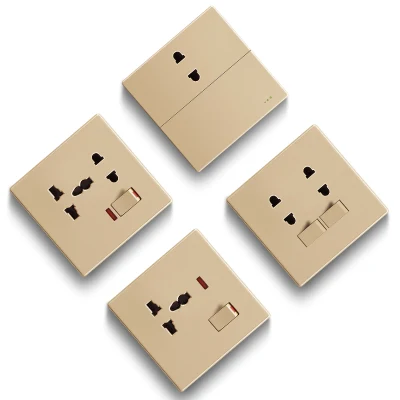 Connettore femmina per interruttore multifunzione 13A, trendy, IEC Saudi Sm con 2 USB