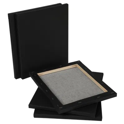 Cheap Factory Price Nero bianco allungato Canvascm cotone prestampato Tela da verniciare