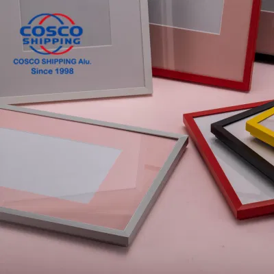 Cornice fotografica personalizzata in alluminio estruso con puzzle