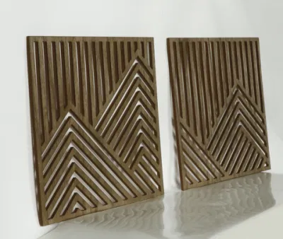 Legno retro cornice finestra vetro finestra finestra può essere montato a parete Decorazioni murali in MDF Hanging