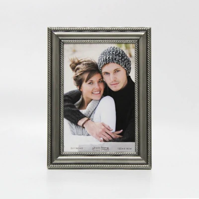 Ornament rettangolare elegante arredo casa antico Promotional dono metallo foto Telaio