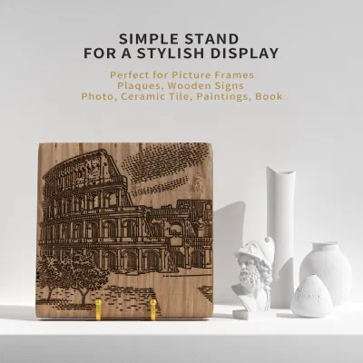 Supporti per supporti per display con supporto per display con supporto in metallo per immagini, piastre decorative, esel fotografico, disegno da tavolo