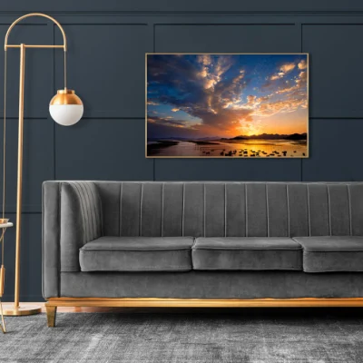 Fabbrica Commercio all&prime;ingrosso Seascape Fotografia Floating Frame dipinti decorativi in tela muro Arte