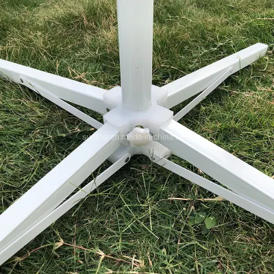 Ferro regolabile pieghevole/metallo Croce bianca Grande Sole Spiaggia Parasol/Umbrella all&prime;aperto Base/supporto