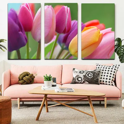 All&prime;ingrosso Flower Design tela Stampa Wall Art
