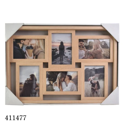 Nuova decorazione Casa in legno più Wall Gallery Collage Photo Frame