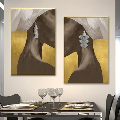 Arredamento soggiorno all&prime;ingrosso unico Canvas Stampa parete immagine Africana Arte della parete