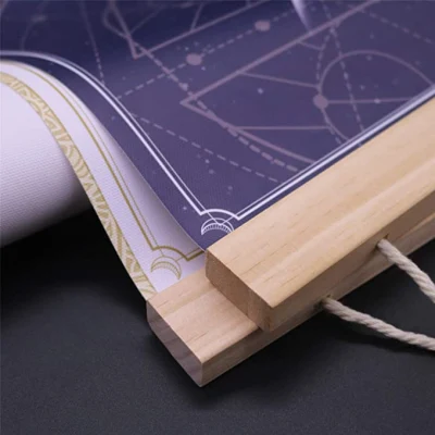 Pittura Botanica Banner Banner in tela di canvas Scorrere