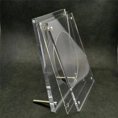 Supporto CD personalizzato in acrilico trasparente multifunzionale ecologico CNC Cut
