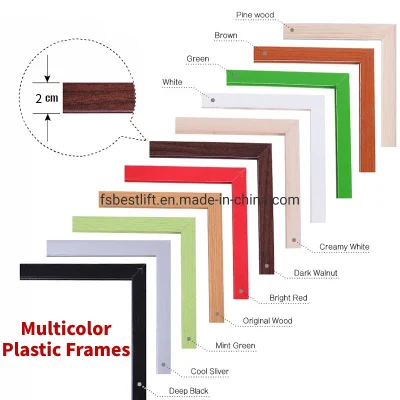 Nuovo design scheda in sughero con telaio in plastica ABS adesiva Pins Per Picture Display Wall decor