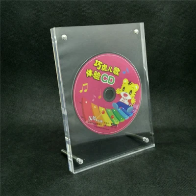 Supporto CD personalizzato in acrilico trasparente multifunzionale ecologico CNC Cut