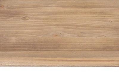 Vassoio di servizio rustico arcaistico in legno con manici in metallo per tè/caffè/torte/bevande/colazione