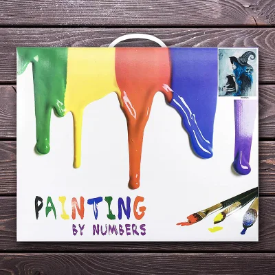 Decorazione della casa dipinto a mano moderna tela Wall Art Halloween olio pittura Pittura astratta di olio di Pop Art dai numeri
