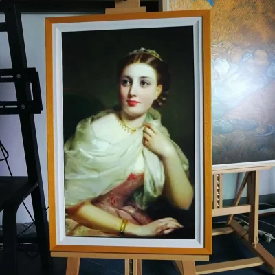 Parete montato 21.5 32 pollici privato Galleria d&prime;arte lavori di esposizione Smart TV Frame Digital Museum, antiriflesso, LCD opaco, foto digitale Telaio