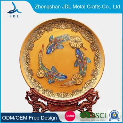 Le targhette commemorative in oro e argento con logo personalizzato in fabbrica sono stampate vuote Flexi Trophy Plate souvenir decorazione DEC