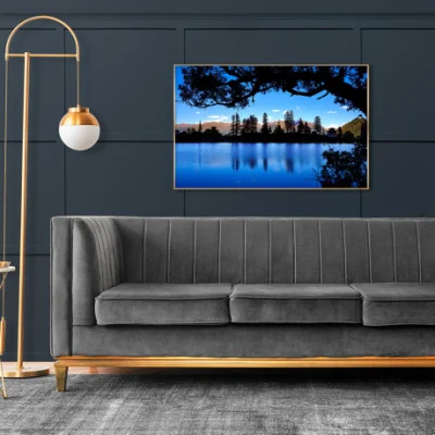 Esclusiva fabbrica personalizzata Vista lago originale PS Frame tela pittura Stampe poster d&prime;arte della parete all&prime;ingrosso Wall Art per arredamento domestico