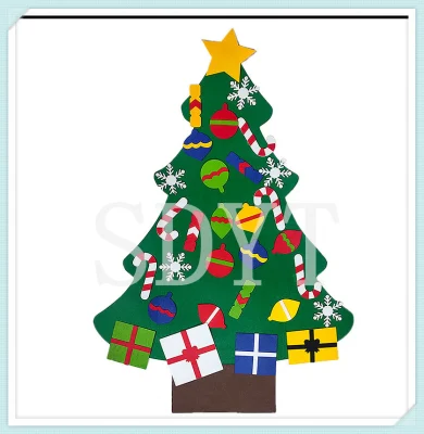 2020 FaiDaTe Ornament Wall Hanging feltro albero di Natale decorazione per Bambini