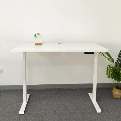 Scrivania mobile regolabile in altezza con 3 segmenti per fornitori di tavoli da ufficio elettrici Telaio da tavolo Smart workstation da seduto a in piedi