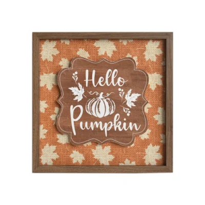 Legno incorniciato Wall decorazione, Harvest Wall decorazione, caduta legno incorniciato Wall segno