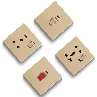 Connettore femmina per interruttore multifunzione 13A, trendy, IEC Saudi Sm con 2 USB