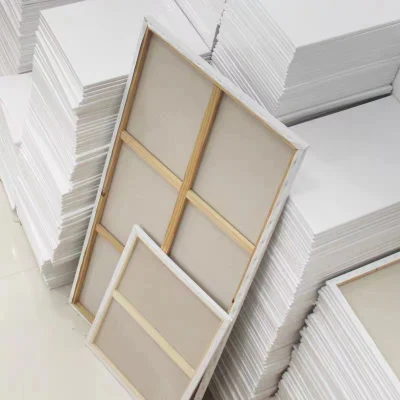 Pittura allungata tela di cotone cornice di legno di pino per studente o. Uso professionale