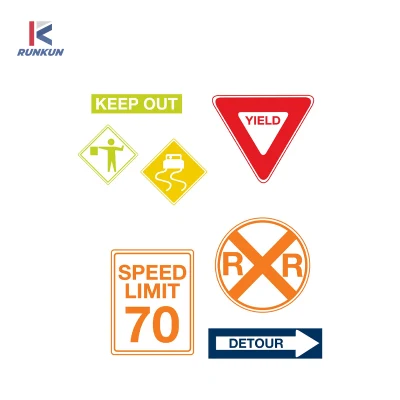 Produttori direttamente per segnaletica stradale Road Speed Limit Sign Warning Targhetta rotonda in alluminio standard per veicoli stradali