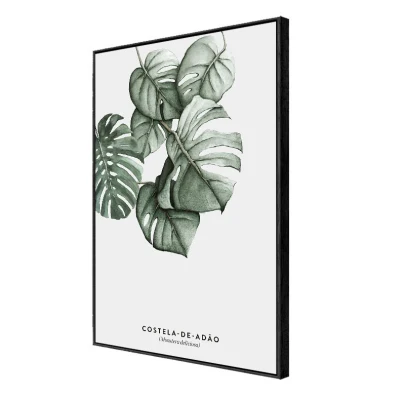 Decorazione della parete incorniciata Art olio di mano pittura artificiale pianta foto Stampe su tela