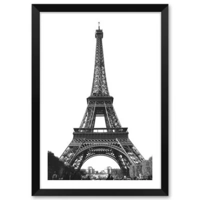 Cornice fotografica bianco/nero Galleria di pareti e stampe d&prime;arte decorative