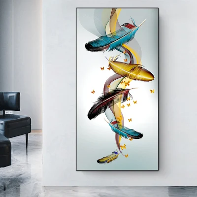 Artigianato porcellanato moderno artigianale tela olio pittura decorazione domestica astratto Grafica orizzontale