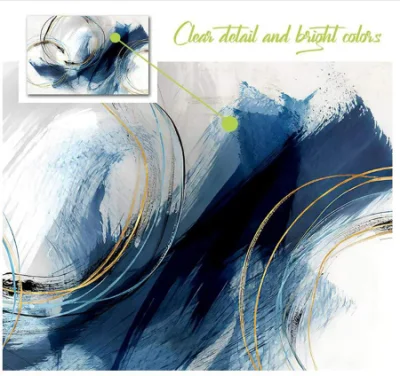 Blue Fantasy colorati Graffiti Wall Art Canvas Abstract Art dipinti