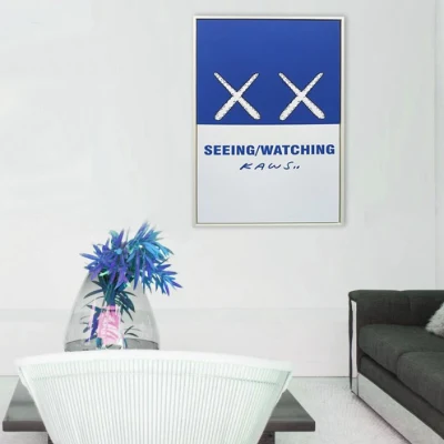 Wall Prints Trendy Blue Inspirational Art Pittura moderna decorazioni domestiche Per soggiorno