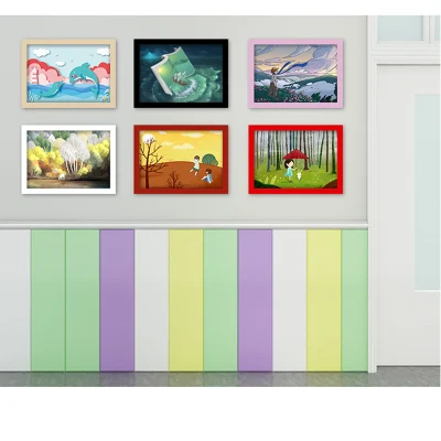 Bambini′ S semplice legno massiccio cornice Kindergarten pittura foto Quadro 0698