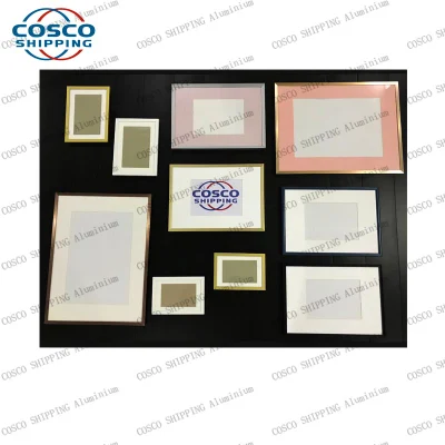 Cornice per profilati in alluminio OEM con anodizzazione a colori (ISO9001: Certificazione 2015 e RoHS) Personalizzazione di base