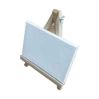 Fast Delivery cornice in legno tela allungata tela verniciata prestampata Tela per dipingere per i bambini