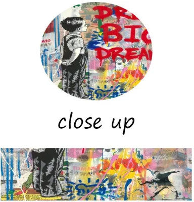 Hot Selling Wall Art dipinti ispiratori tela dipinti Graffiti Pop Posters d&prime;arte stampe per arredamento Casa 36X24 pollici