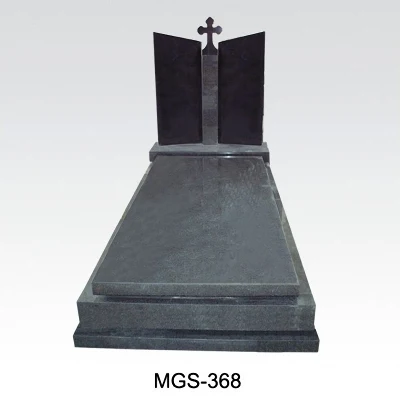 Monumento all&prime;ingrosso al cimitero di granito con una croce di design unica sconto del 2%
