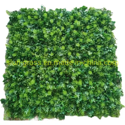 Pianta artificiale parete Fiori Anti UV Boxwood Hedge pianta muro Decorazioni plantes