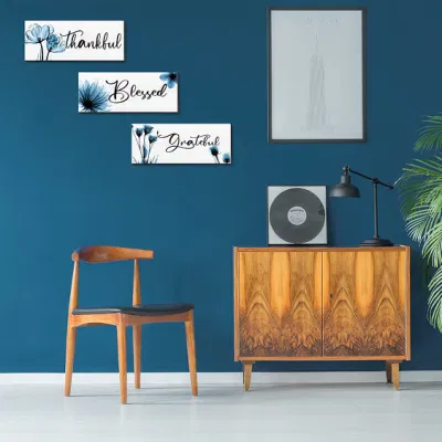 Legno segno decorazione della parete parola positiva Plaque di legno della parete Hanging Per soggiorno