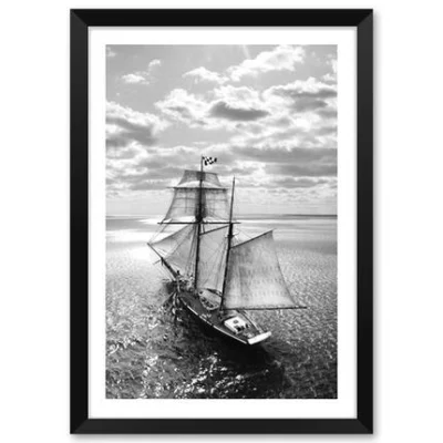 Cornice fotografica bianco/nero Galleria di pareti e stampe d&prime;arte decorative