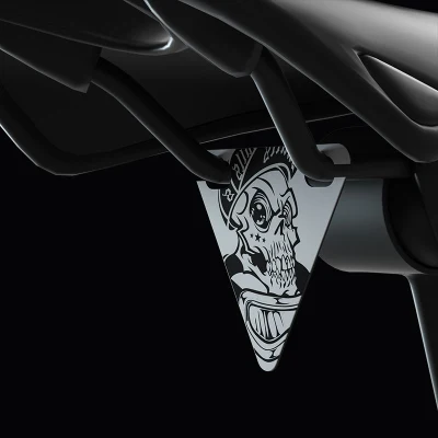 Riflettore di avvertimento bici di sicurezza con piastra triangolare riflettente del magnete di guida