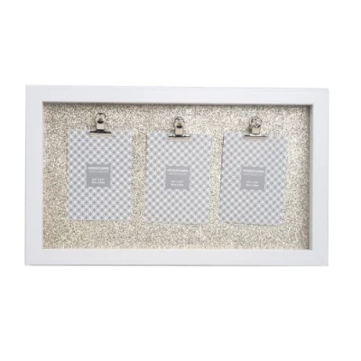 Clip in legno cornice fotografica glitter Backcard per arredamento domestico