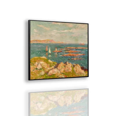 Hot Selling telaio galleggiante Wall Art Paesaggio Picture Print Home Decorazioni in tela Wall Art