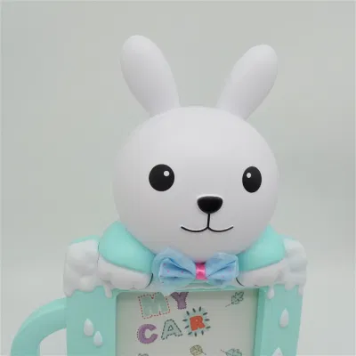 Carino Rabbit 4&quot;X6&quot; Plastic Picture Stand Mixtile Baby Photo Frame