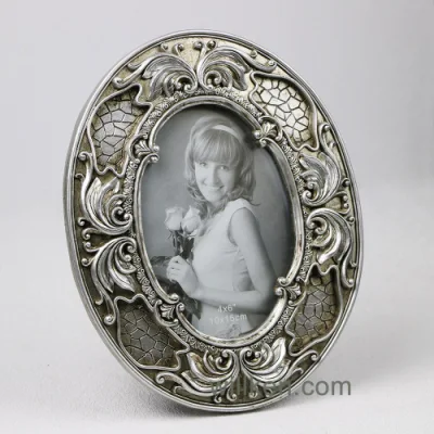 Custom cuore-forma amore matrimonio cornice foto resina antica Home foto Telaio