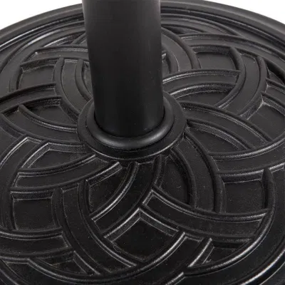 Realizzati in materiali compositi senza ruggine finitura verniciata a polvere di bronzo Base ombrello in pietra da 8 pollici